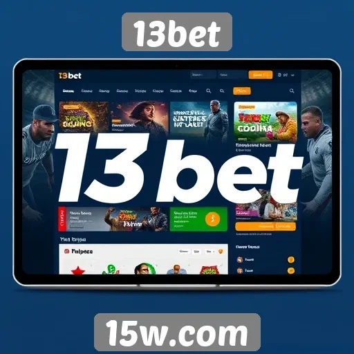Interface e usabilidade do site 13bet